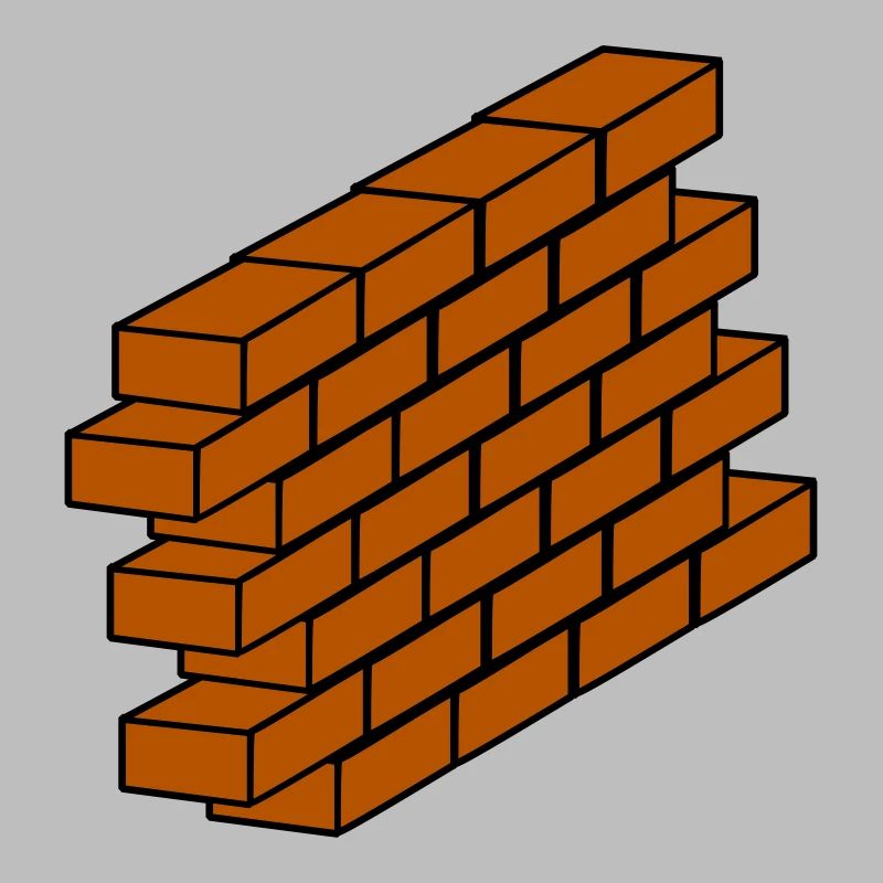 Backsteinmauer