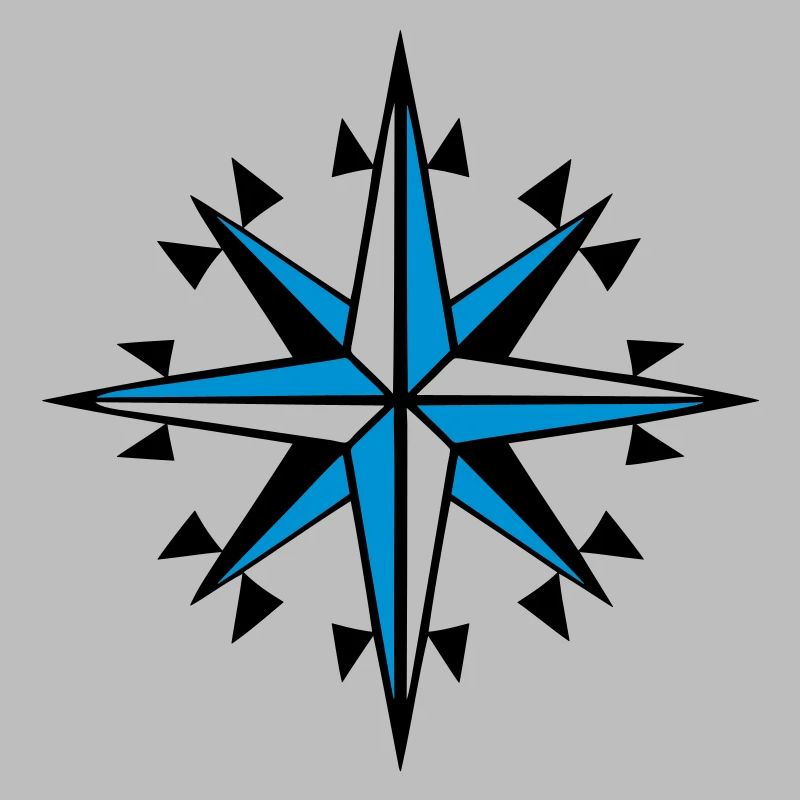 navigation, compass, wind rose orienteering