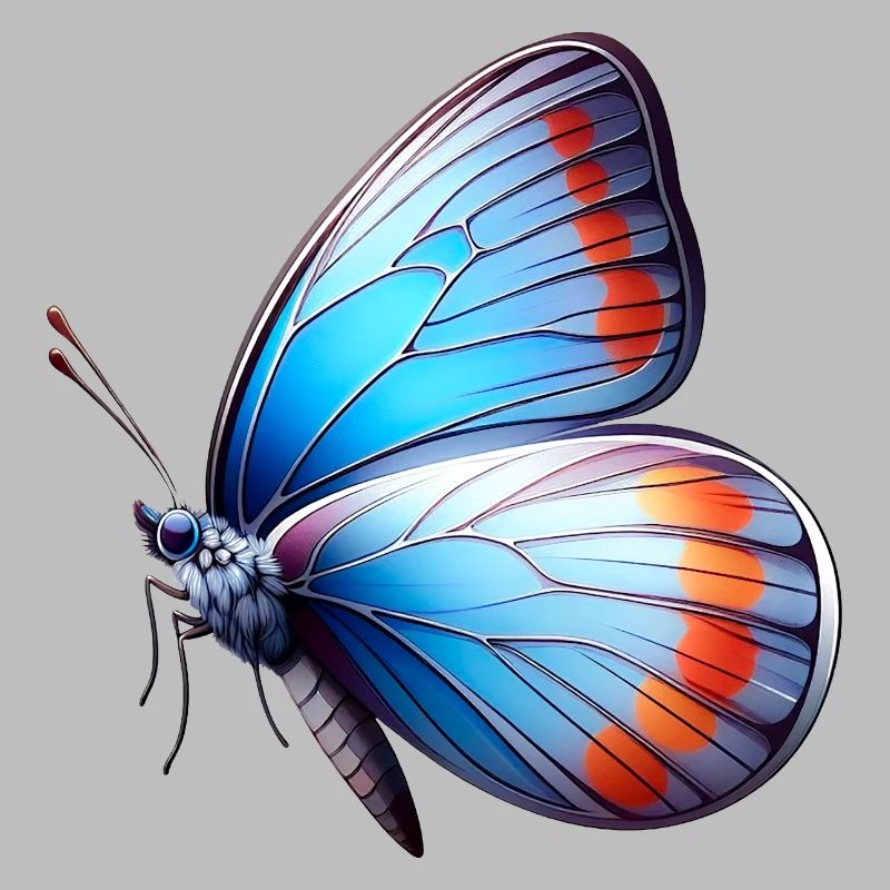 papillon bleu