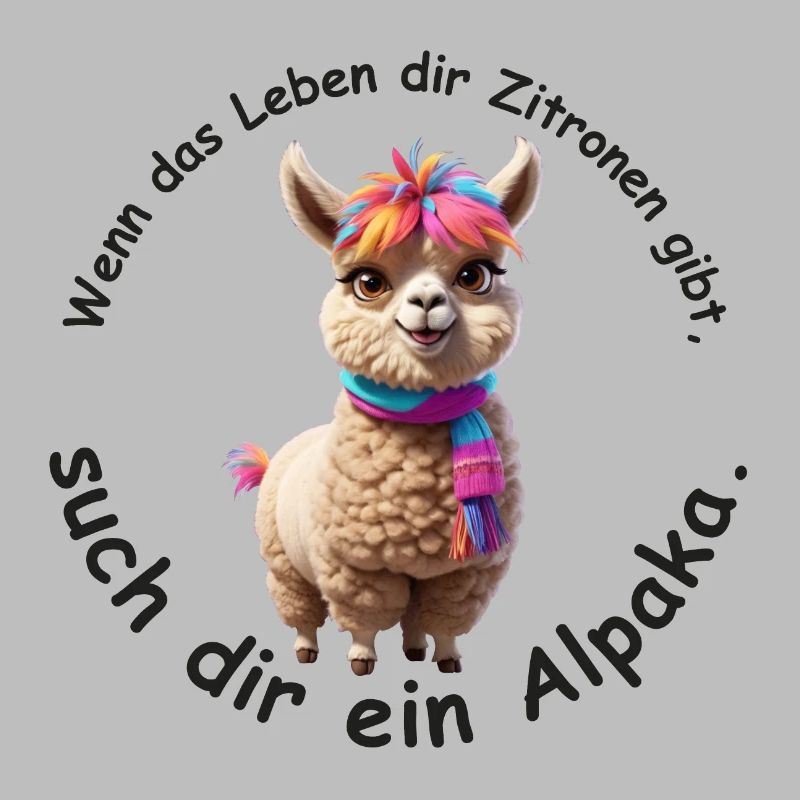 Such dir ein Alpaka
