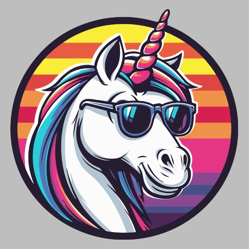 Einhorn Cool Comic