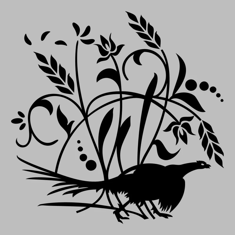 Fasan im Feld / pheasant n the field (1c)