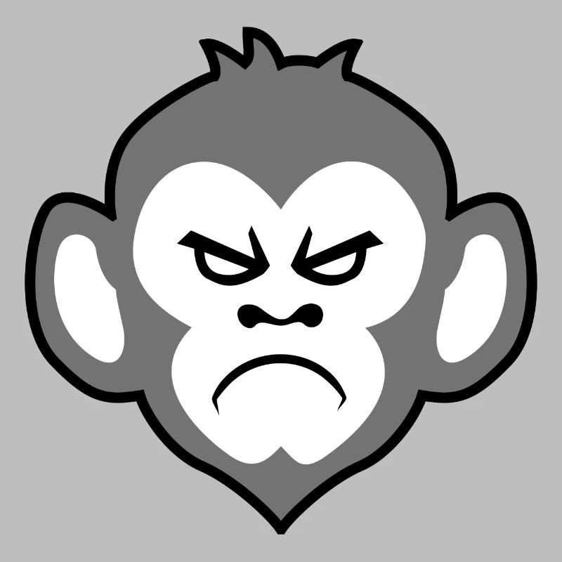 Grumpy Monkey