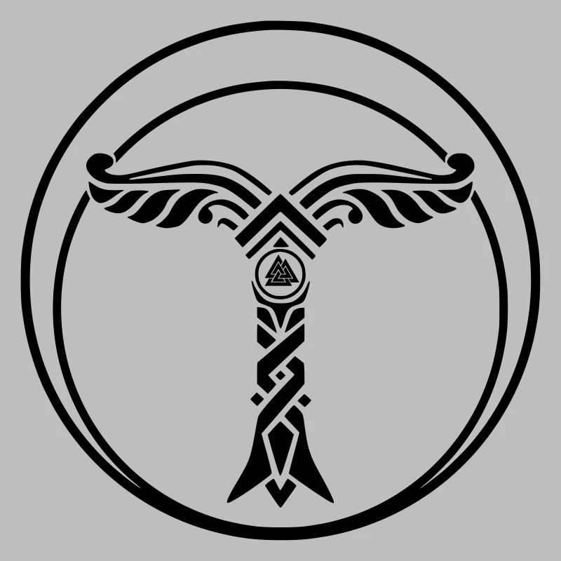 Irminsul with Valknut