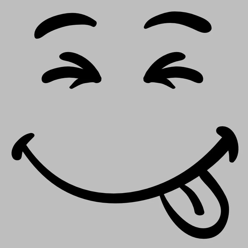 smiley face laughing