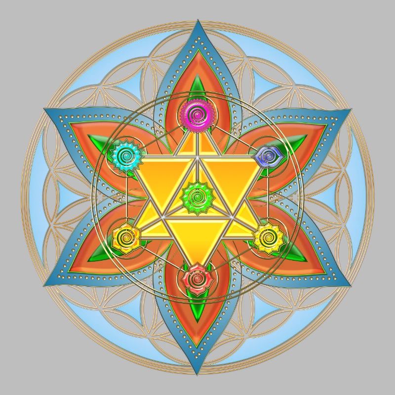 Fleur De Vie, Merkaba, Chakras, Metatrons Cube