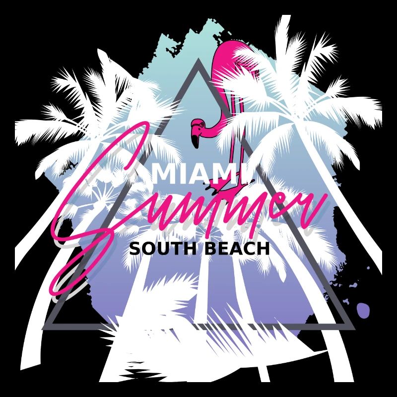 Miami Summer South Beach Mojo Design Tee