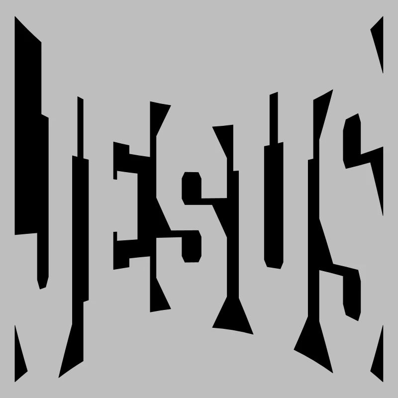 cool logo design text jesus christus