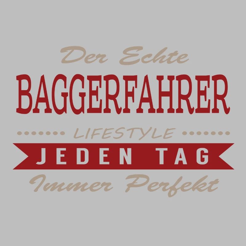 Der echte Baggerfahrer