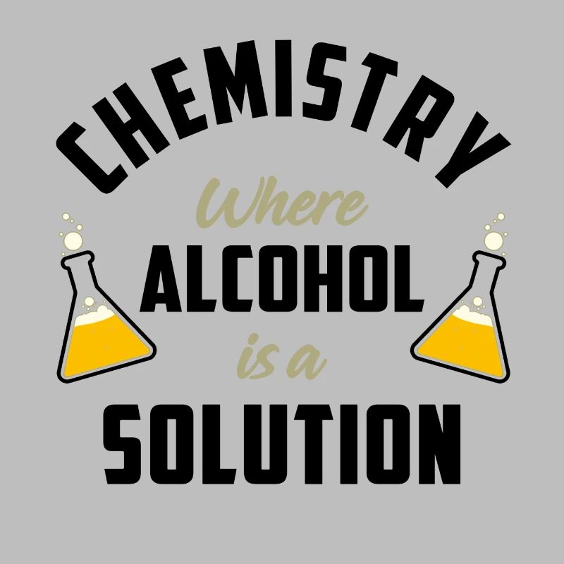 Chimie où l'alcool est une solution