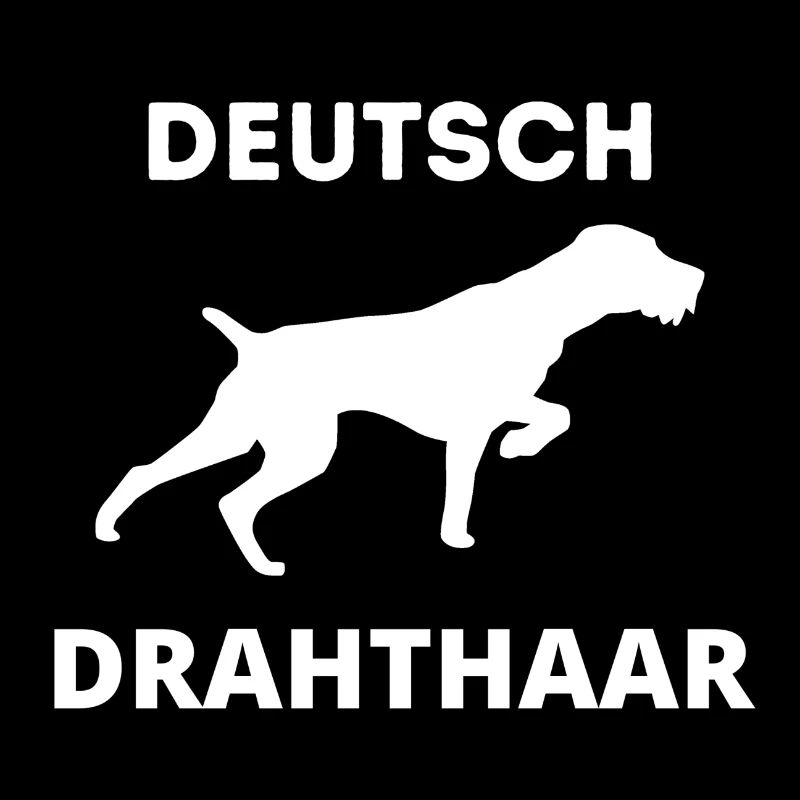 Deutsch Drahthaar T-Shirt Design Geschenkidee