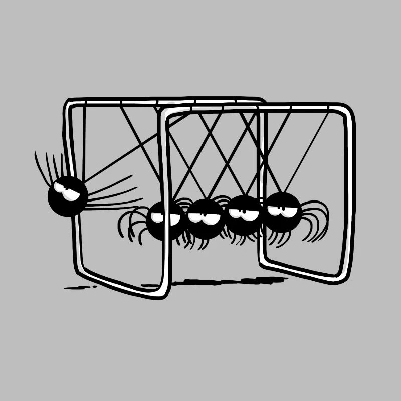 Beth The Spider - Newton's Pendulum