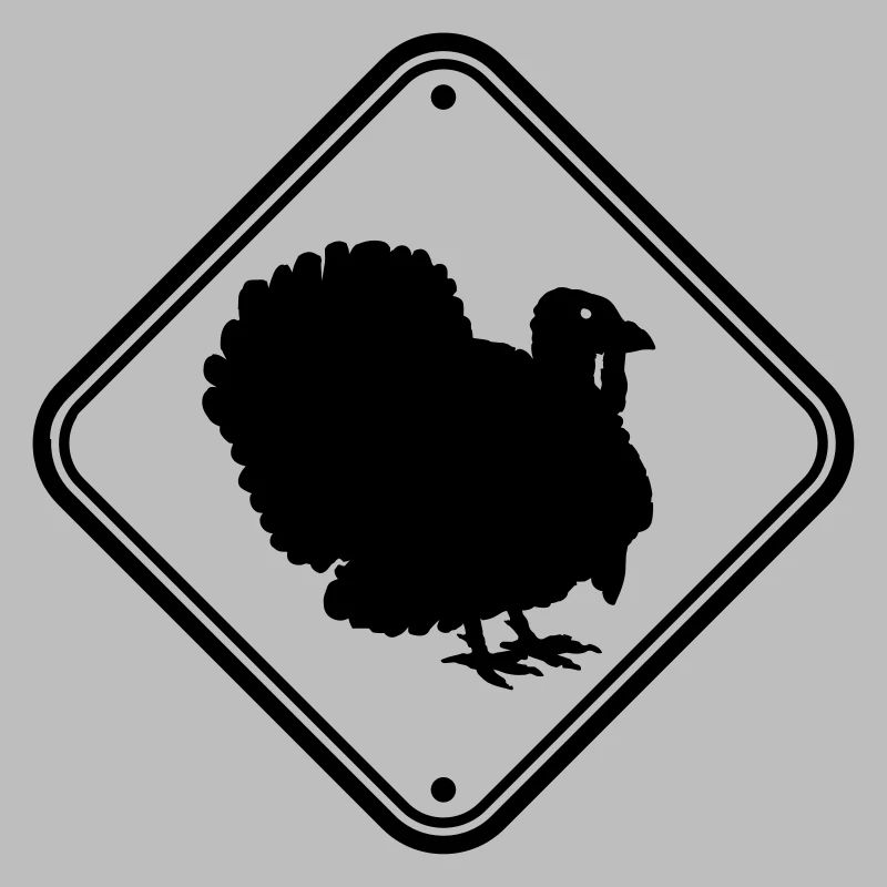 Sign pointing to turkey