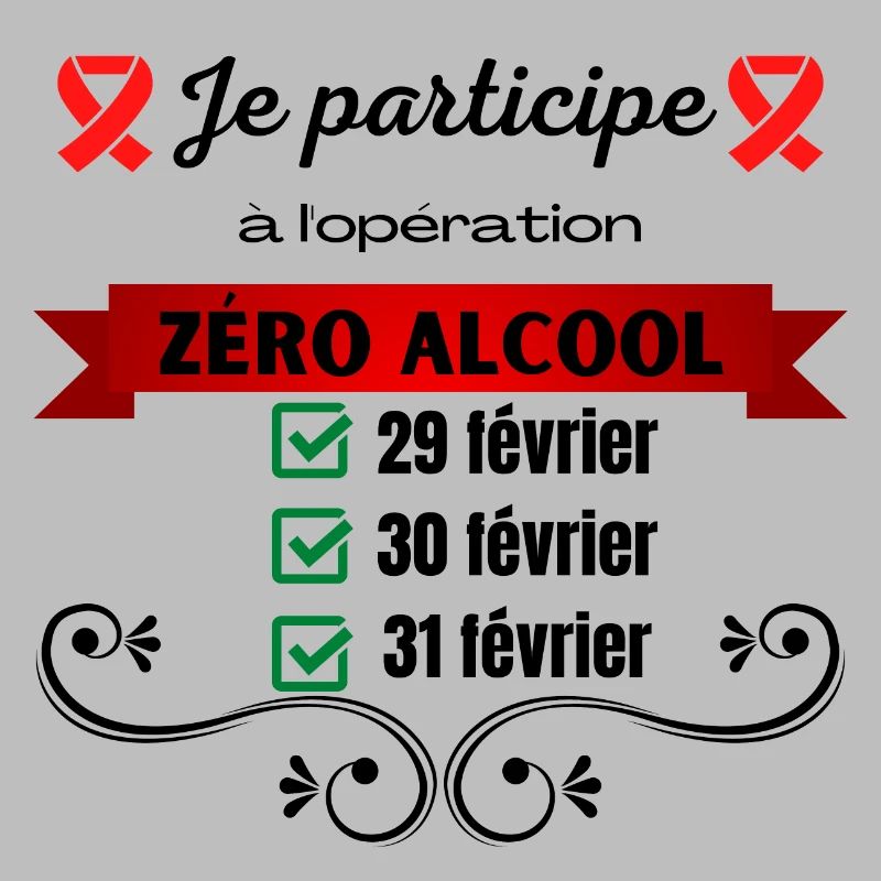 Je participe à l'opération zéro alcool