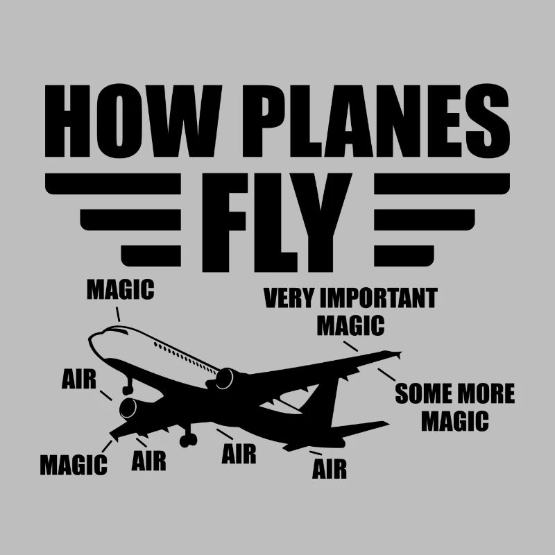 How planes fly Pilot Luftfahrt Geschenk Flugzeug