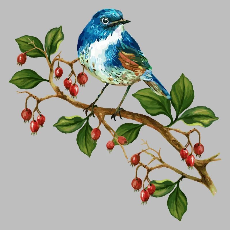 Bunter Vogel