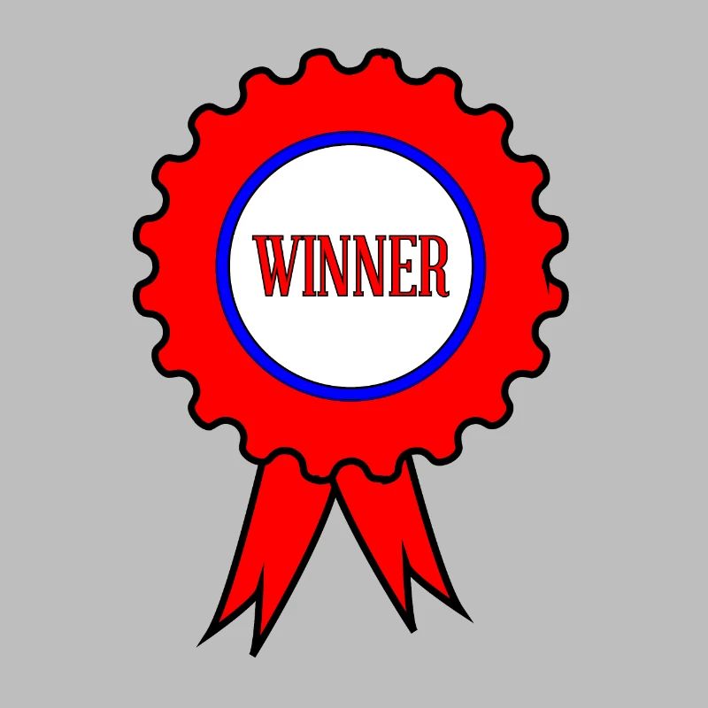 Winner Red Rosette