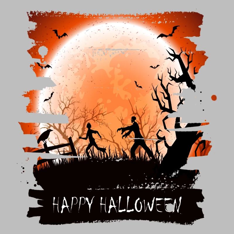 Halloween scary witch horror ghost monster