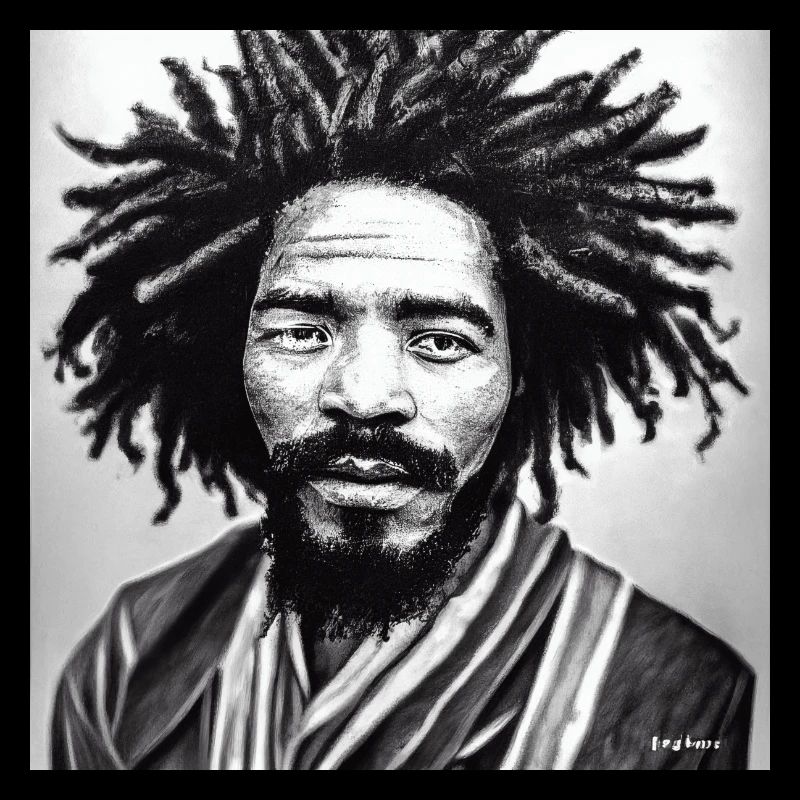 Rasta Man Skizzenkunst