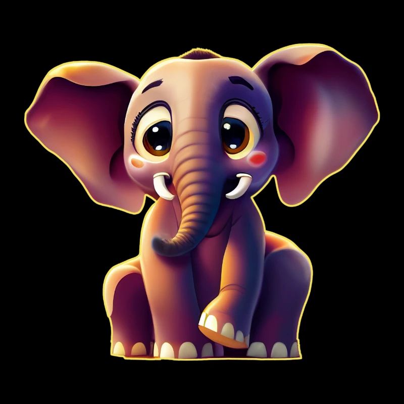 mignon bébé éléphant