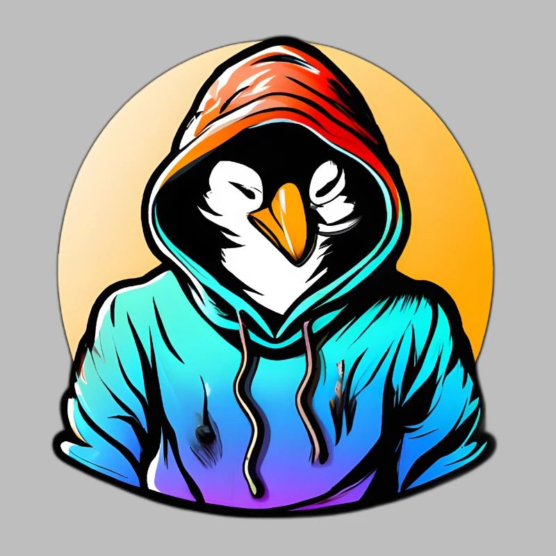 Penguin with sweater