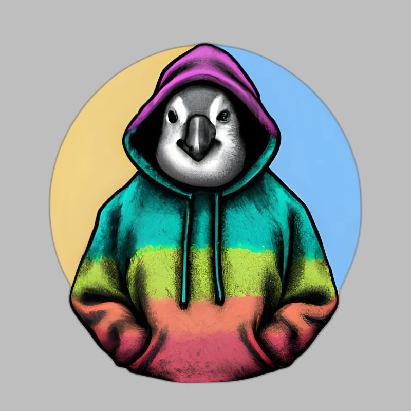 Klassiker Pinguin mit Pullover