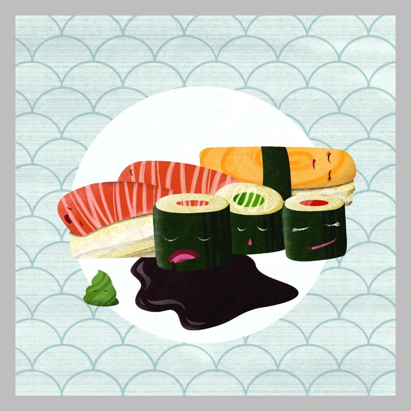 Schlafendes Sushi
