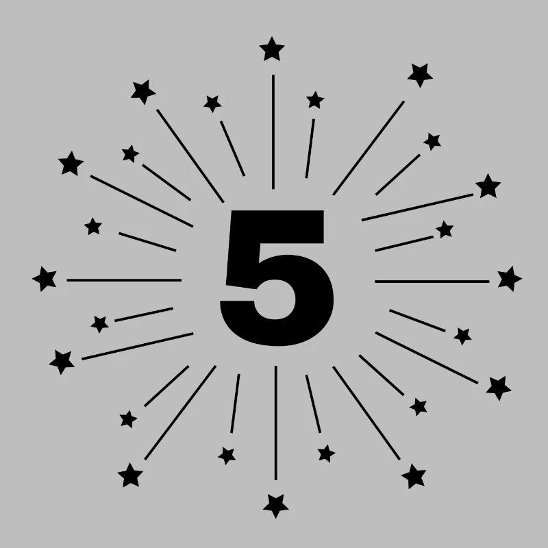 5. Sternjubiläum - 5 Jahre Geschenk