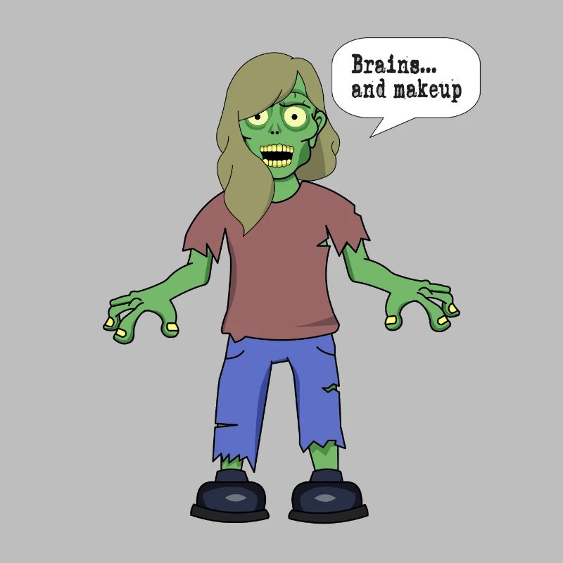 Zombie Brains and makeup