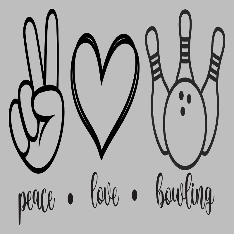 peace love bowling