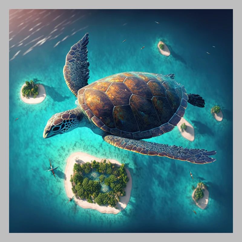 The flying turtle