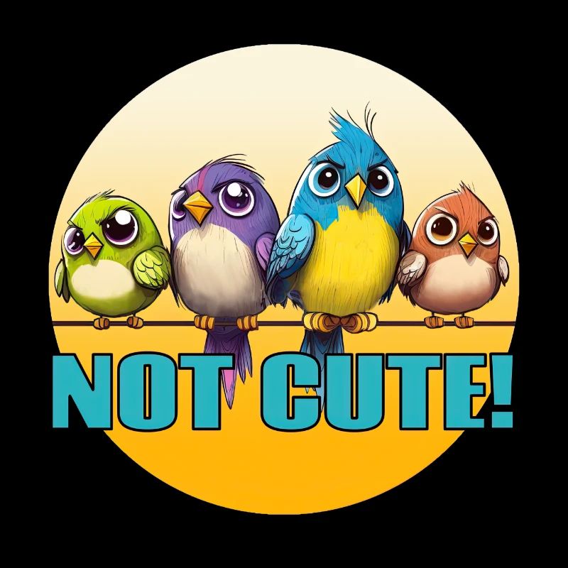 PAS des oiseaux mignons!