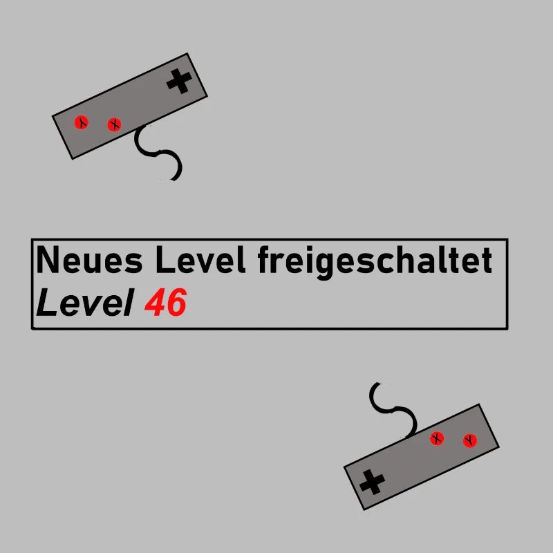 Geschenk Geschenkidee Geburtstag Gaming Level Up