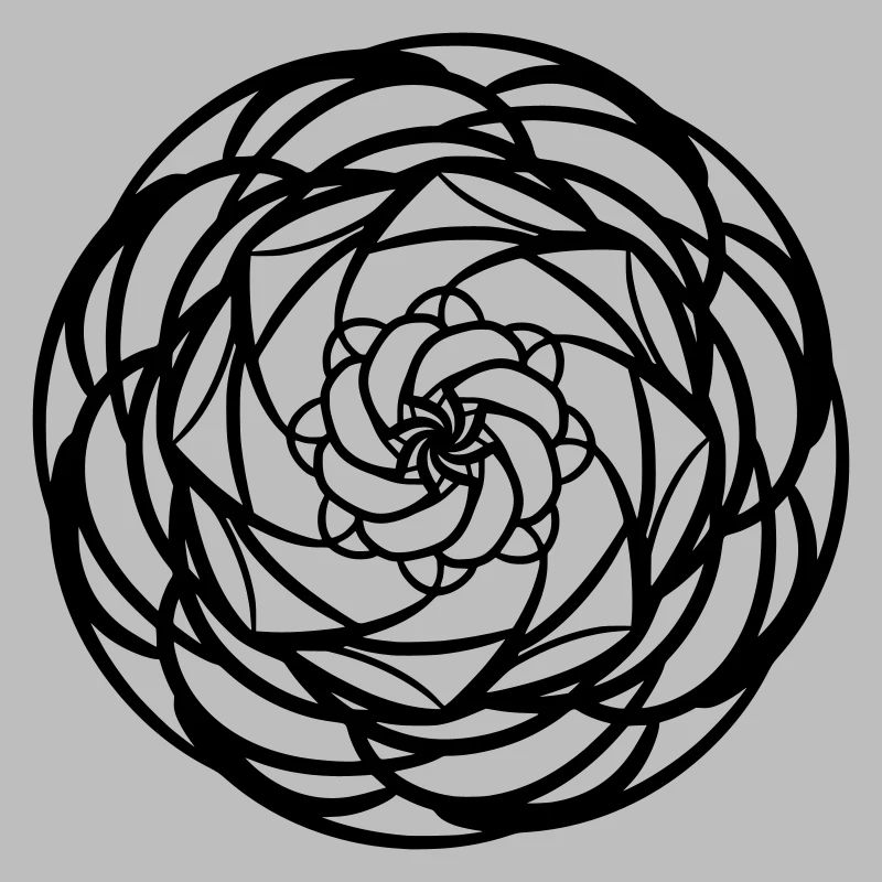 Round Mandala Pattern