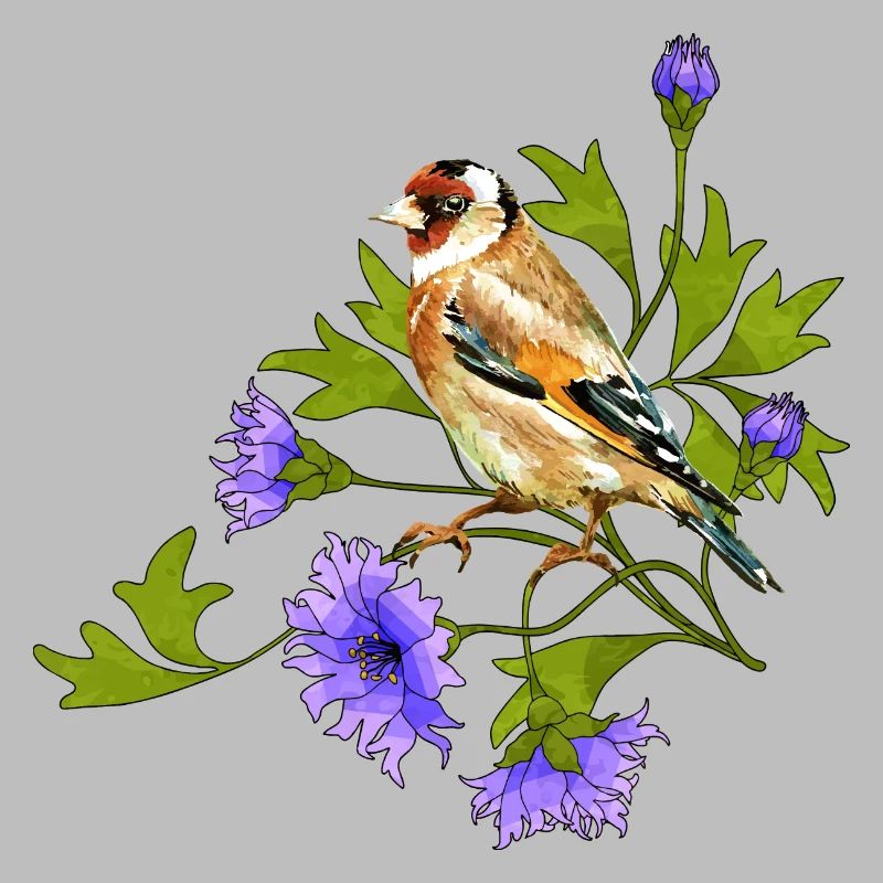 Bunter Vogel