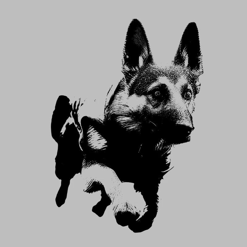 Chien avec sweat à capuche