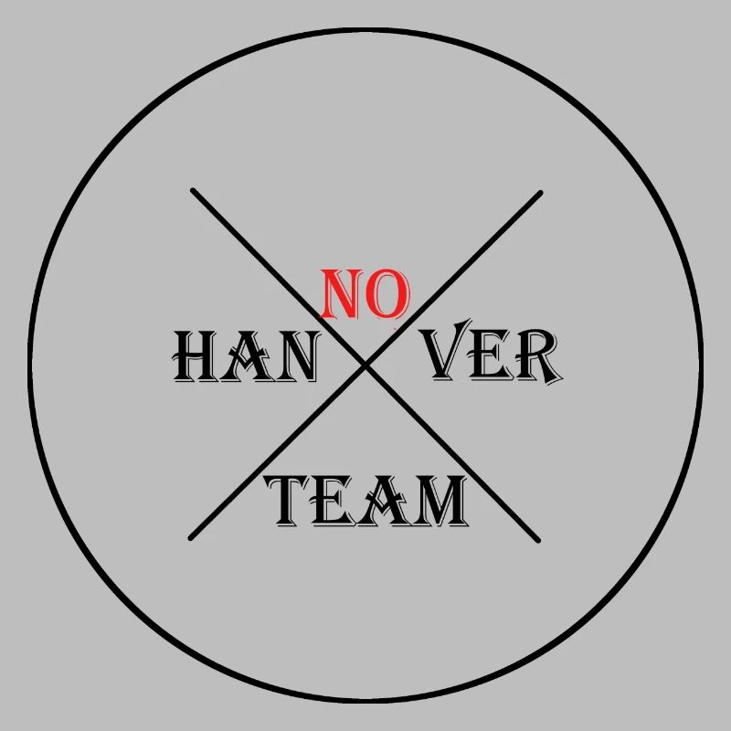 Team Hannover schwarz rot Geschenk Geschenkidee