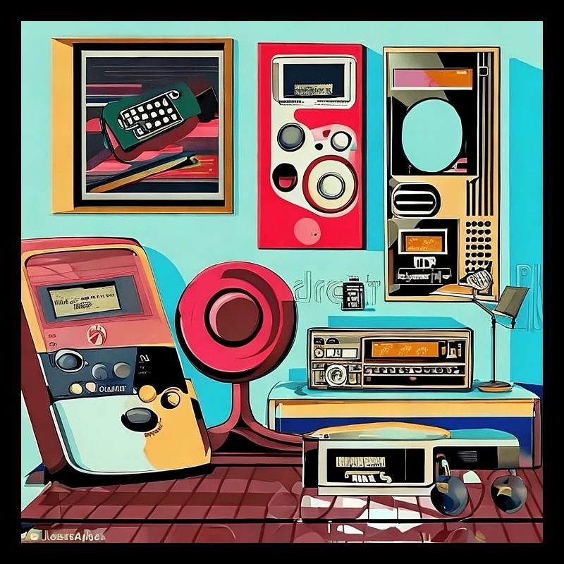 80s Style Retro Room