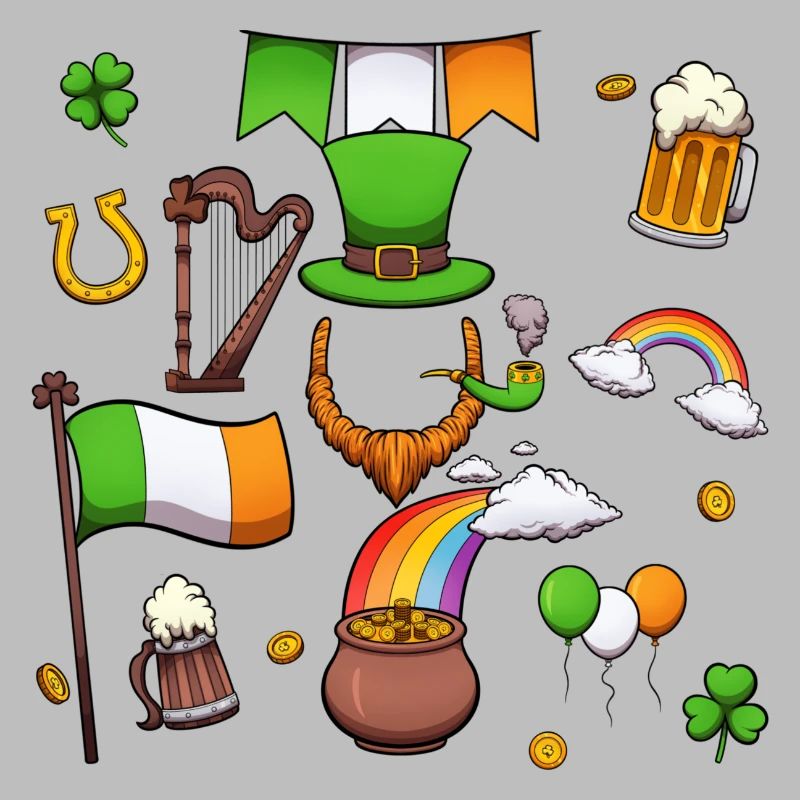St. Patrick's Day Elemente