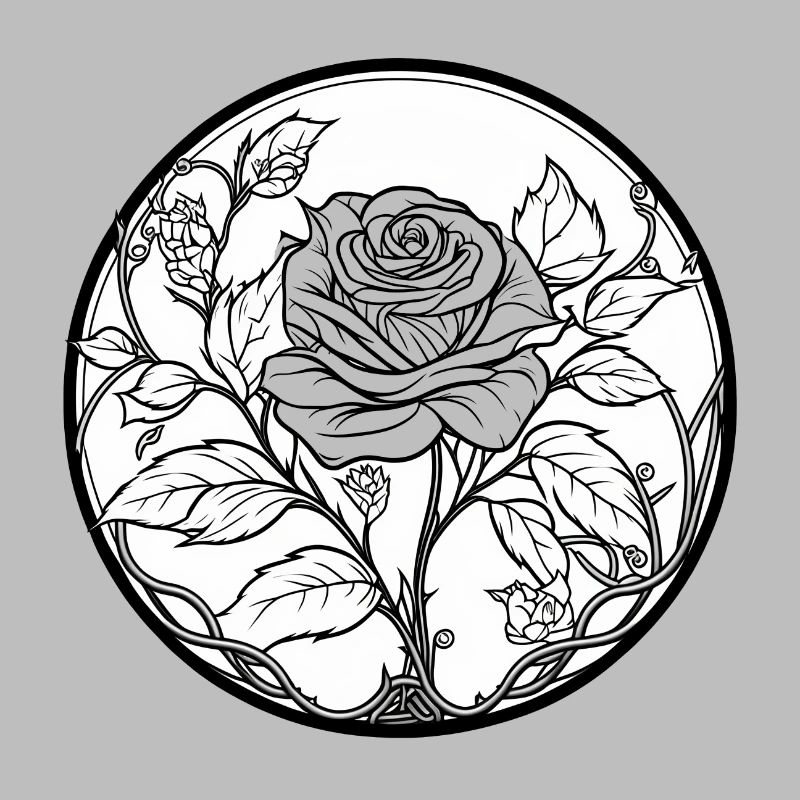 Une rose