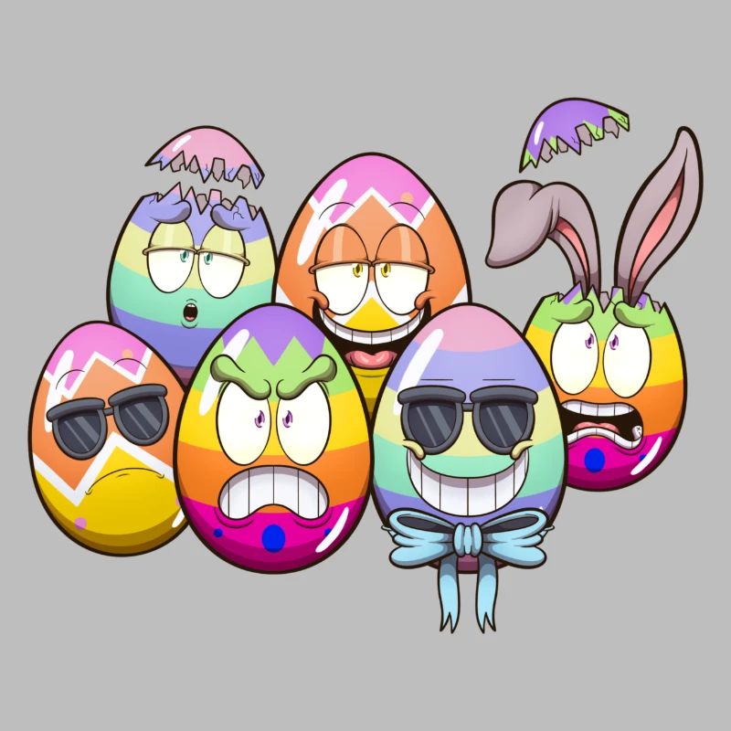 Oeufs de Pâques mignons