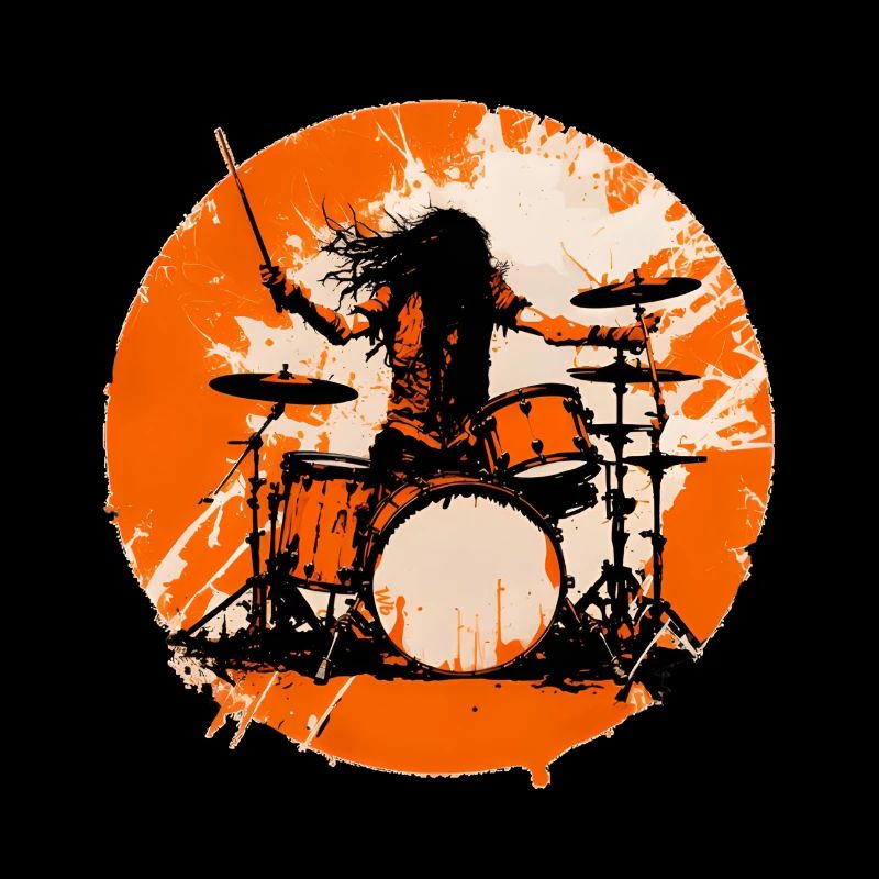 Drummer crazy Orange
