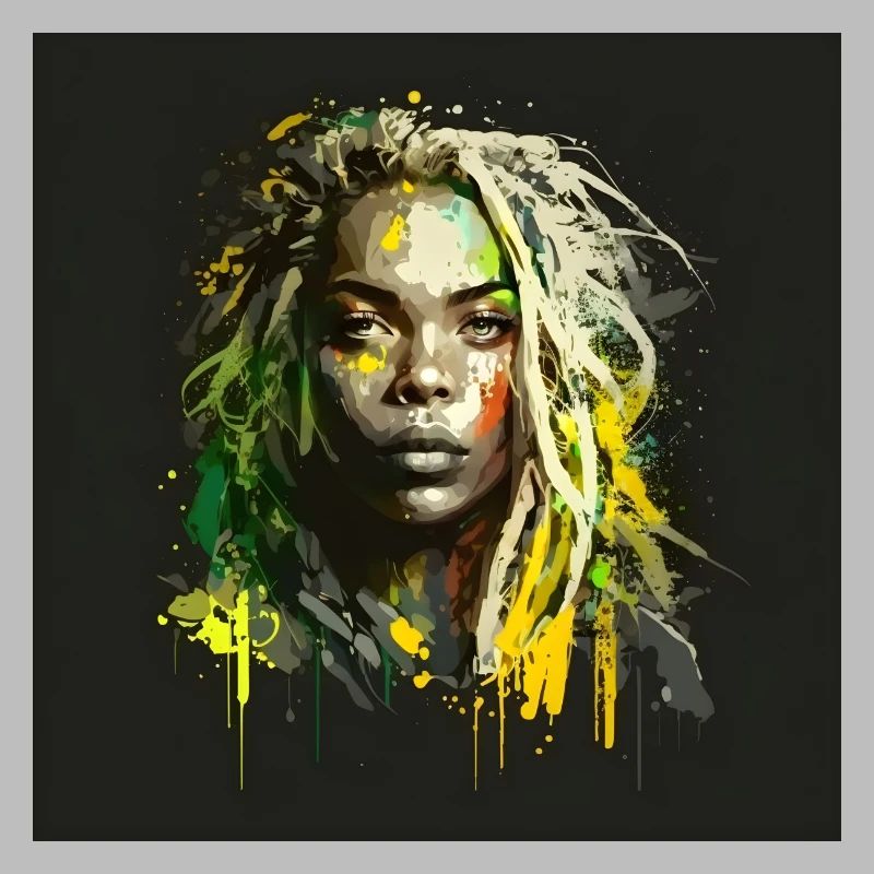 Face Frau Dreadlocks n°2