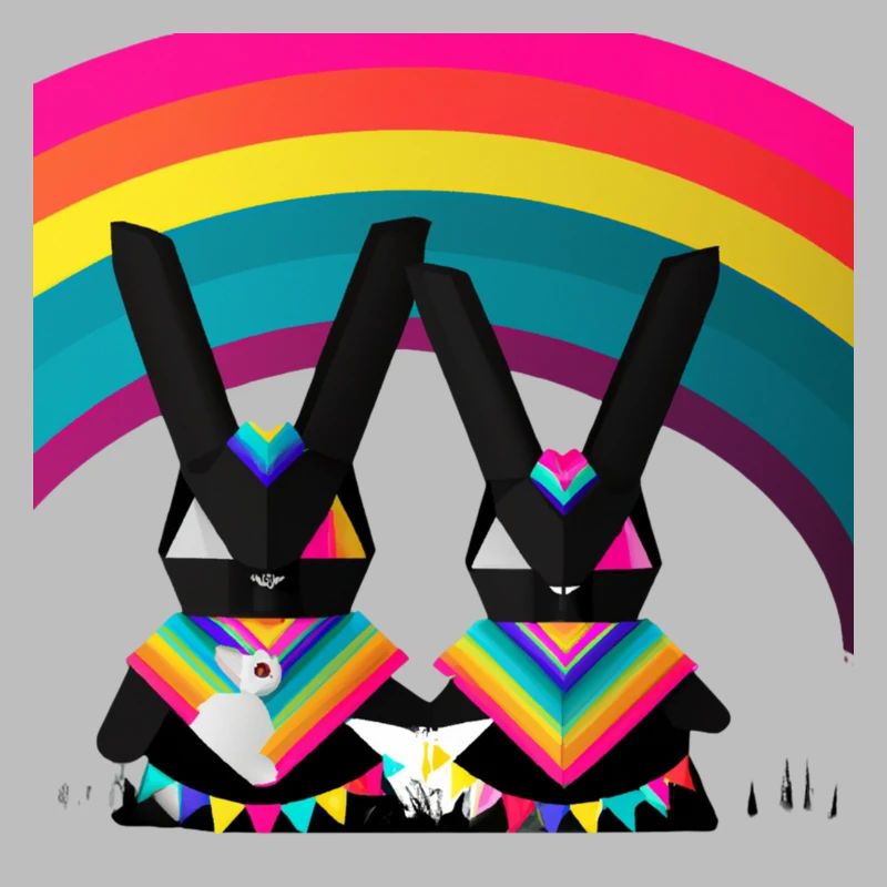 Stolze Pride Hasen