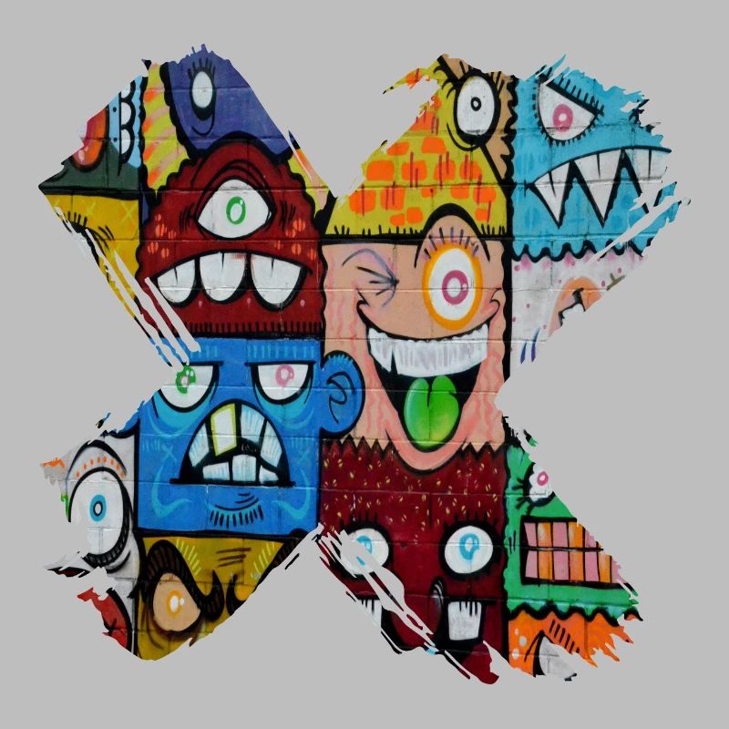 Graffiti style Splash hip hop couleurs peintre couleur