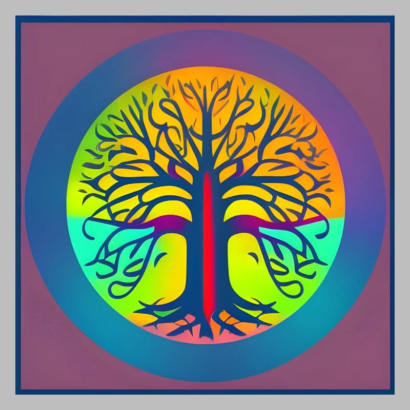 Auffälliger Baum des Lebens