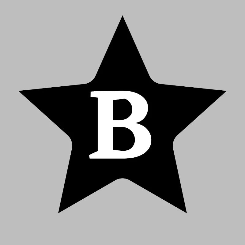 Buchstabe b Stern