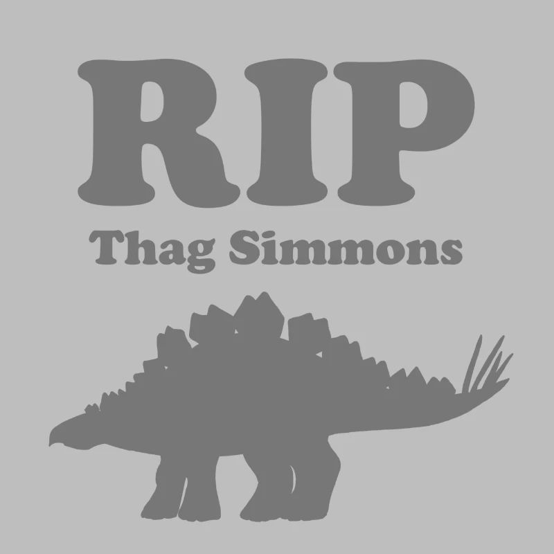 RIP Thag Simmons: A Stegosaurus-sized Loss - Grey