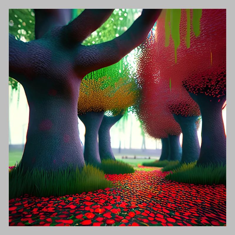 Wald der dicken Bäume