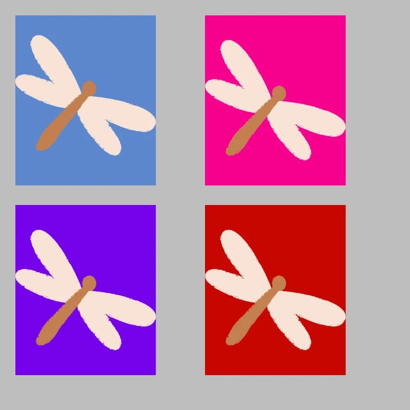 Papillon rétro
